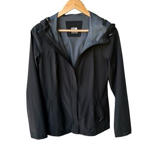 32 Degrees Jacket‎ Coat Windbreaker Outerwear Black Zip Closure Athleisure Small